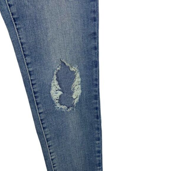 WOMEN'S BLUE Light Wash Levi's Mile High Super Skinny Blue Jeans Size 28 X 30 - Picture 7 of 16